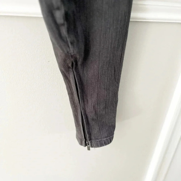 Joe’s Jeggings Pull On Stretch Leggings Gray Jeans Ankle Zip Size Small - Picture 6 of 6